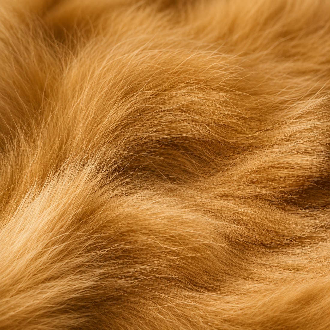 Macro of golden coat texture